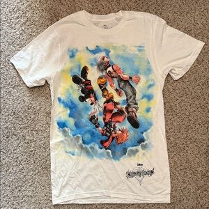 NWOT Disney Kids Graphic T-Shirt Kingdom Hearts XS